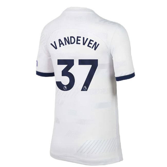 2023-2024 Tottenham Home Shirt (Kids) (Van De Ven 37)-SoccerKits Hub | Buy Soccer Jerseys Online
